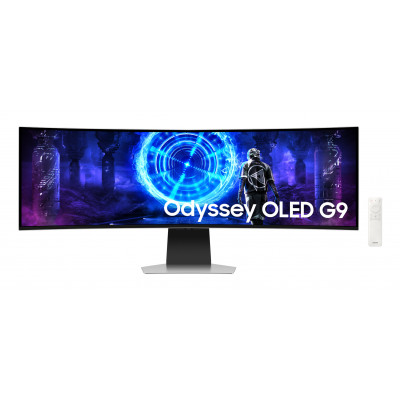 Samsung S49DG950SU pantalla para PC 124,5 cm (49) 5120 x 1440 Pixeles Dual QHD OLED Plata