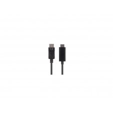 Lanberg CA-DPHD-11CC-0010-BK cambiador de género para cable DisplayPort HDMI Negro