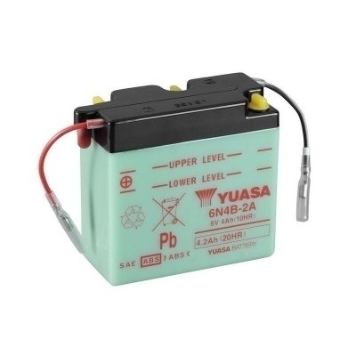 Yuasa battery 6N4B-2A Dry charged (sin electrolito) 6N4B-2A