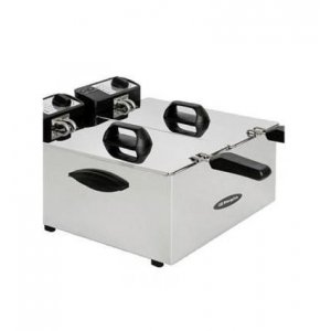 Freidora de aceite Orbegozo FDR70, 2 x 3.5 litros, inox