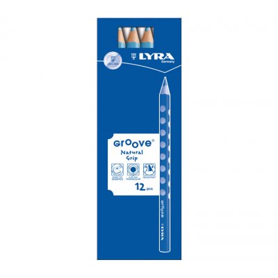 C.12 LAPICES LYRA GROOVE 3810046 AZUL CLARO