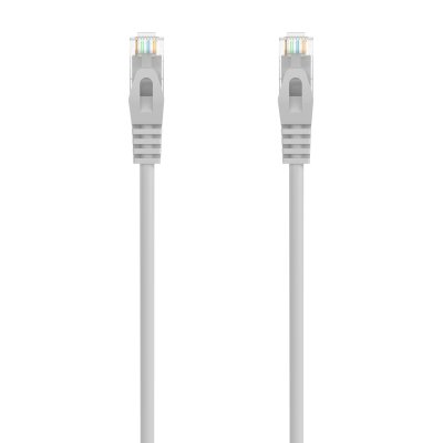 AISENS CABLE DE RED LATIGUILLO RJ45 LSZH CAT.6A 500 MHZ UTP AWG24 GRIS 30CM