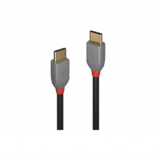 Lindy 36873 cable USB 3 m USB 2.0 USB C Negro, Gris