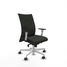 Piqueras y Crespo Albacete confidente sincro bali negro brazos 1D blancos base blanca ruedas 65mm engomadas