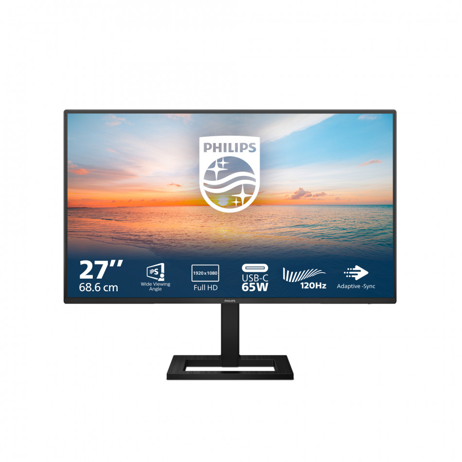 1000 series 27E1N1300AE/00 pantalla para PC 68,6 cm (27") 1920 x 1080 Pixeles Full HD LCD Negro
