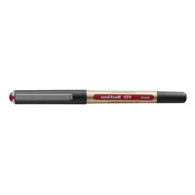 Uni-ball Eye Broad UB-150-10 Boligrafo de Tinta Liquida - Punta de Bola 1mm - Tinta Resistente al Agua y Luz - Sistema de Control de Tinta - Color Rojo