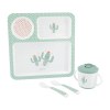 Juego de vajilla 4 uds Cactus Menta