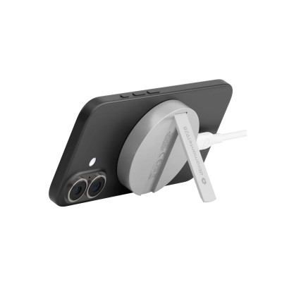 CH15WLAL7263 cargador de dispositivo móvil Smartphone Gris USB Cargador inalámbrico Carga rápida Interior