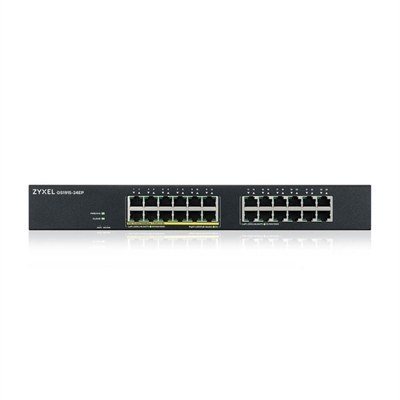 Switch 24 puertos zyxel gs1915 - 24ep - eu0101f 100 - 1000 gigabit ethernet 12 puertos poe