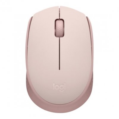 Logitech M171 Mouse right and left-handed optical 3 buttons wireless 2.4 GHz USB wireless receiver pink