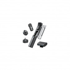 Boya Magic-01 USB-C + Lightning + 3.5 Mm TRS) RX + Soporte de escritorio omnidireccional inalámbrico 4 en 1 con IA y estuche de carga