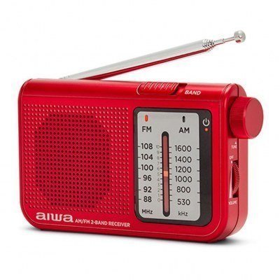 Radio portatil aiwa rs - 55 rojo