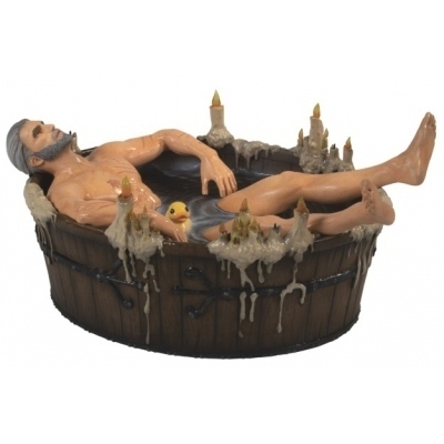 Estatua dark horse geralt en la baera the witcher 3