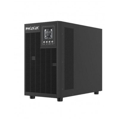 SAI Online Phasak 3000 VA Online LCD/ 3000VA2700W/ 4 Salidas/ Formato Torre