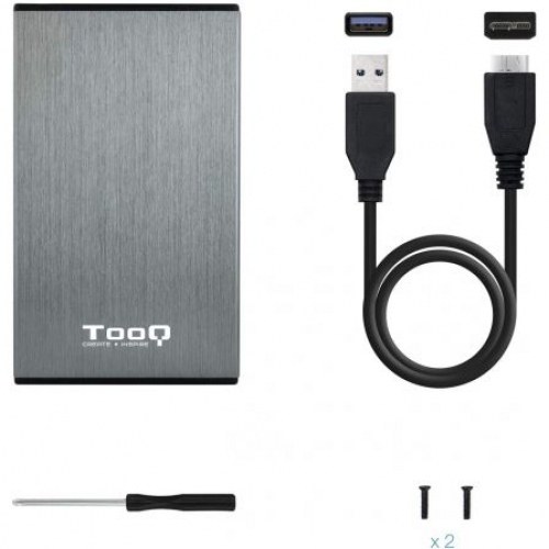 Caja Externa para Disco Duro de 2.5 TooQ TQE-2527G/ USB 3.1