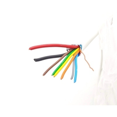 Manguera Apantallada 2x0,75+6x0,22mm Blanca LSZH (100m)