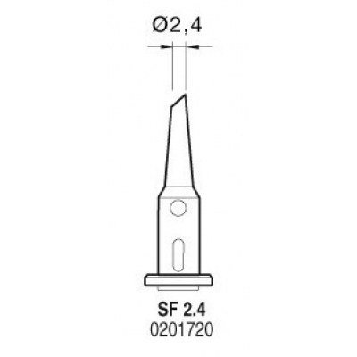 Punta Soldador Gas SG1070 SF 2.4 0201720 JBC