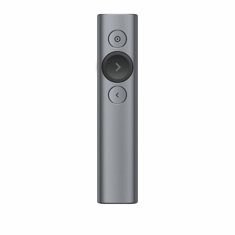 Logitech - Spotlight apuntador inalámbricos Bluetooth/RF Gris