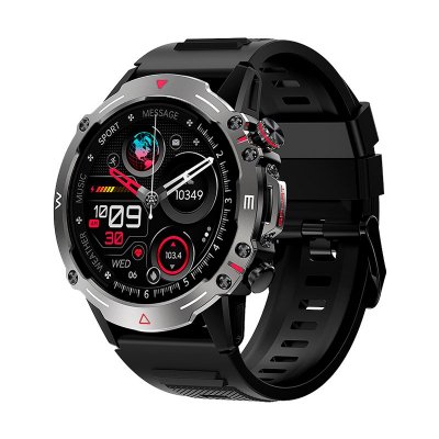 8434847073538 Relojes inteligentes y deportivos 3,63 cm (1.43) AMOLED 46 mm Digital 466 x 466 Pixeles Pantalla táctil Negro, Gris