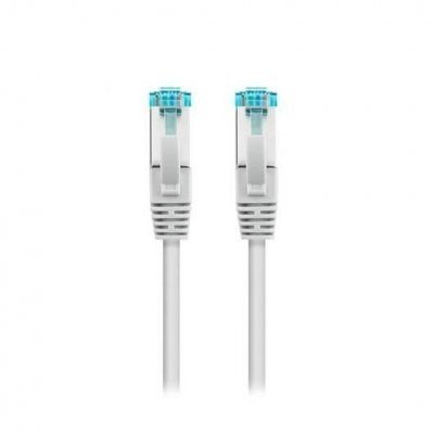 Latiguillo cable red nanocable rj45 lszh cat.7 1m 600mhz - awg26 - gris