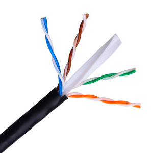 Aisens A135-0263 cable de red 100 m Cat6 U/UTP (UTP) Negro