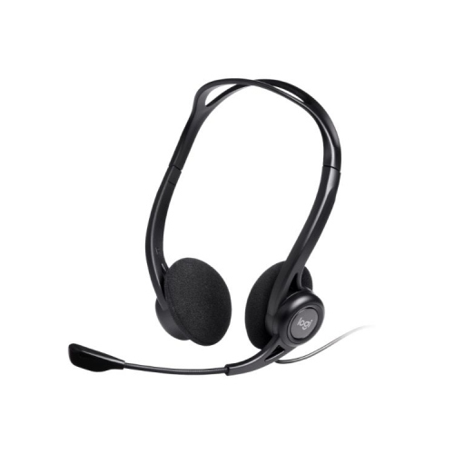 Auriculares Logitech H390 Usb + Microfono Suspension De Ruido Para Pc