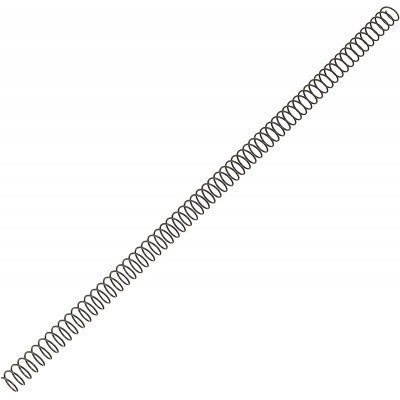 Fellowes Pack de 100 Espirales Metalicas 14mm - Hasta 200 Paginas - Color Blanco