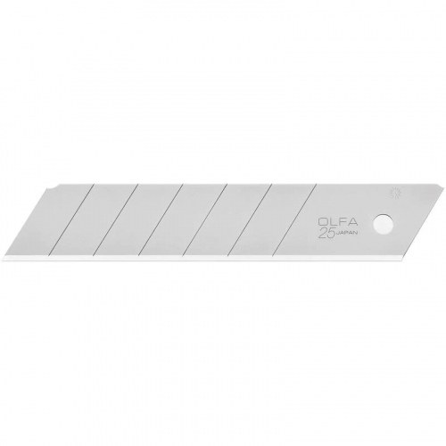 Olfa Pack de 20 Cuchillas de Respuesto para Cutters Olfa - 6 Segmentos - Ancho 25mm
