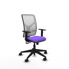 Piqueras y Crespo Motilla sincro malla blanca bali lila brazos 1D base piramidal ruedas 65mm nailon