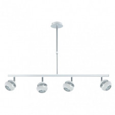 Colgante Beethoven Blanco/plata 4xgu10