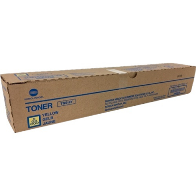 Konica Minolta TN514Y Amarillo Cartucho de Toner Original - A9E8250/TN514Y