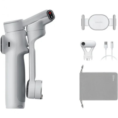 Gimbal palo selfie Insta360 Flow 2 Pro Pack Gimbal con IA/ Gris