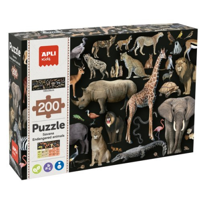 PUZZLE EDUCATIVO APLI SABANA 200pz.