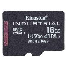 Kingston Technology Industrial Memoria Microsdhc 16gb UHS-I Clase 10 negro