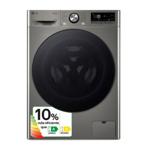 Lavadora - secadora Lg F4DR7009AGS, 9kg lavado, 6kg secado, 1400rpm, Wifi, inox