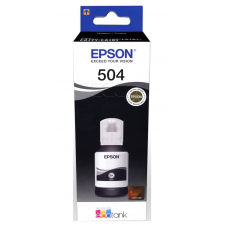 BOTELLA DE TINTA EPSON ECOTANK T504 NEGRA SERIE L 127ML PIGMENTO T504120-AL