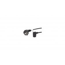 Lanberg CA-C13C-12CC-0018-BK cable de alimentación Negro 2 m C13 acoplador CEE7/7