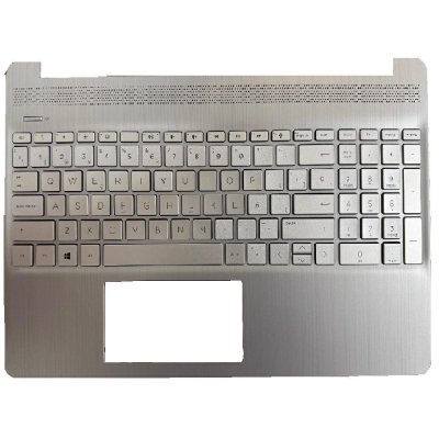 Top case + Teclado compatible para portátil HP 15S-EQ / 15S-FQ Plata L63578-071