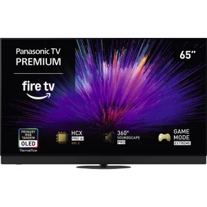 Televisor OLED Panasonic TV-65Z95BEGA, 65 pulgadas, 4K Ultra HD, 144 Hz, Primary RGB Tandem, Fire TV, Dolby Vision IQ, negro