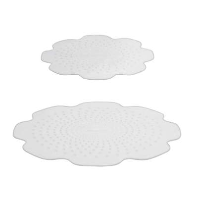 Tapas flexibles de silicona 4food, ø17 y 23 cm, 2 uds