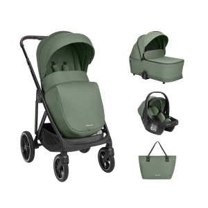 Stroller 3in1 with carrycot Chiara Army Green