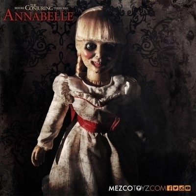 Replica mezco toyz muñeca annabelle 45 cm the conjuring re - issue