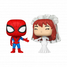 Funko pop marvel superhero couples spider - man & mary jane