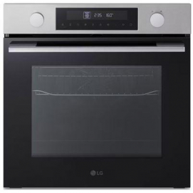 Horno multifunción LG WS5D7210S, 60 x 60 cm, 72 litros, 12 modos cocción, clase A, guías telescópicas, display, acero inox