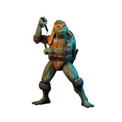 Michelangelo figura 42 cm teenage mutant ninja turtles movie 1990 1 - 4 scale (re - run)