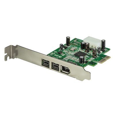 Adaptador Tarjeta FireWire PCI-Express PCI-e de 2 Puertos F/W 800 y 1 Puerto F/W 400