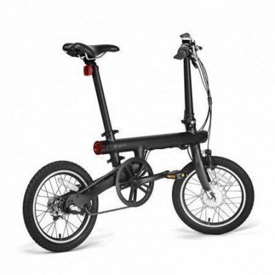 Bicicleta Eléctrica Xiaomi Qicycle/ Motor 250W/ Ruedas 16/ Negra