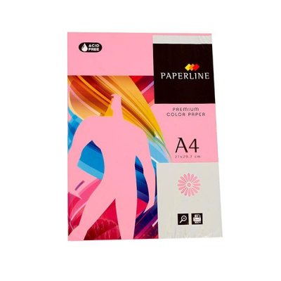 FABRISA Paq.500h papel color 80g A4 rosa