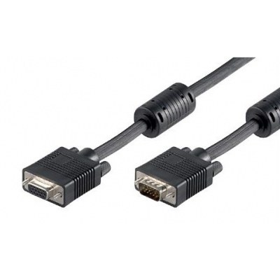 Cable VGA Monitor Macho-Hembra Ferrita 20mts