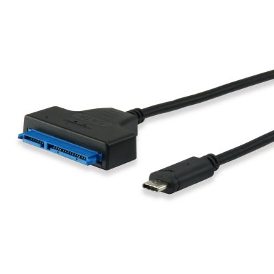 Cabo Adaptador Equip 133456 USB Type C SATA Preto